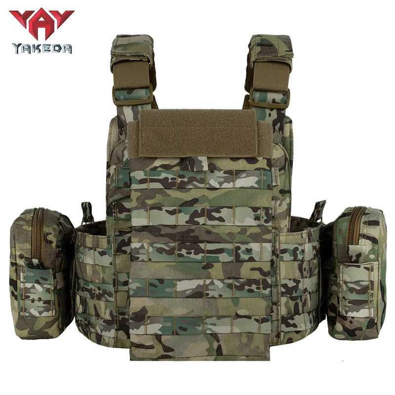 YAKEDA 6094 Tactical Vest Outdoor Hunting Plate CarrierQuick Release Protective Adjustable Vest Airsoft Carrier Z250728
