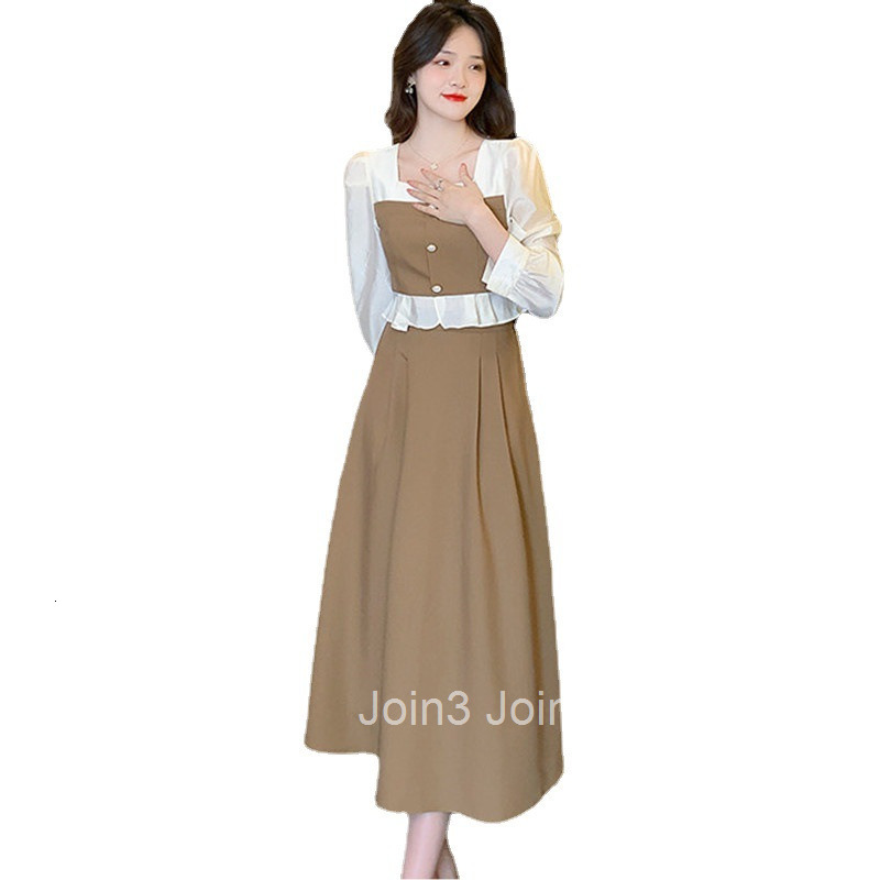 Korean Chic Fashion Age-Reducing Little Fragrance Set for Women Autumn New Short Top A-Line Midi Skirt Two Pieces