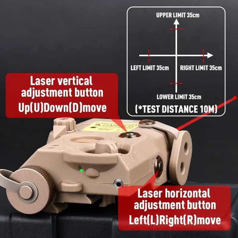 Vadsn La5 Peq Peq15 Red Green Blue Laser Indicator M300 Flashlight Scout Light Hunting Accessory Pressure Switch AirsoftXJ250728