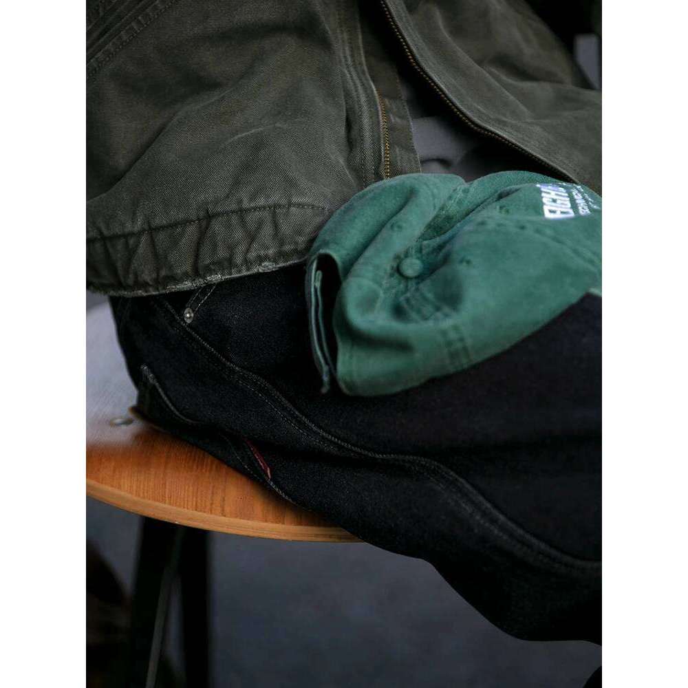 Japanese Streetwear High Quality Tied Jeans Mens Clothing Black Straight-Leg Denim Cargo Pants Haruku Casual Trousers Male 250726