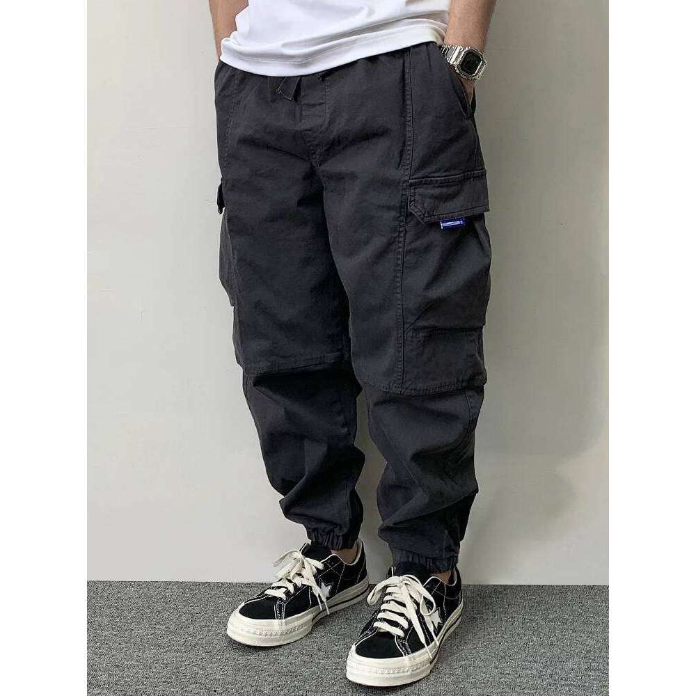 High Quality Cotton Cargo For Men Japanese Streetwear Plus Size Tactical Pants Haruku Casual Joggers Fashion Trousers 250726