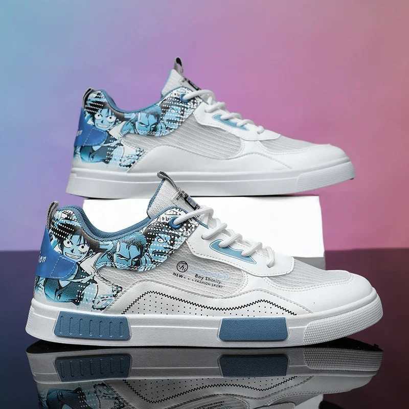 2025 Running Shoes Breathable Cfy Anime Casual Sneakers Men Skateboard Big Size Tennis Mascino Footwear M Y250728