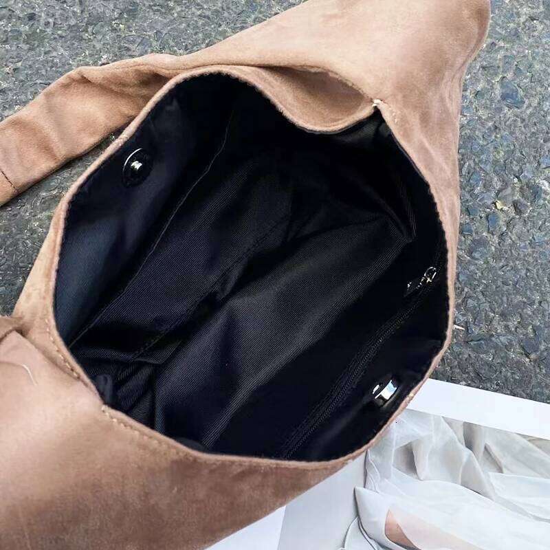 Women's Bags Designer Women's Bags Designer Vintage Faux Suede Slim Bags For Women Designer Handbags And Purses New In Rivet Trim Top Handle