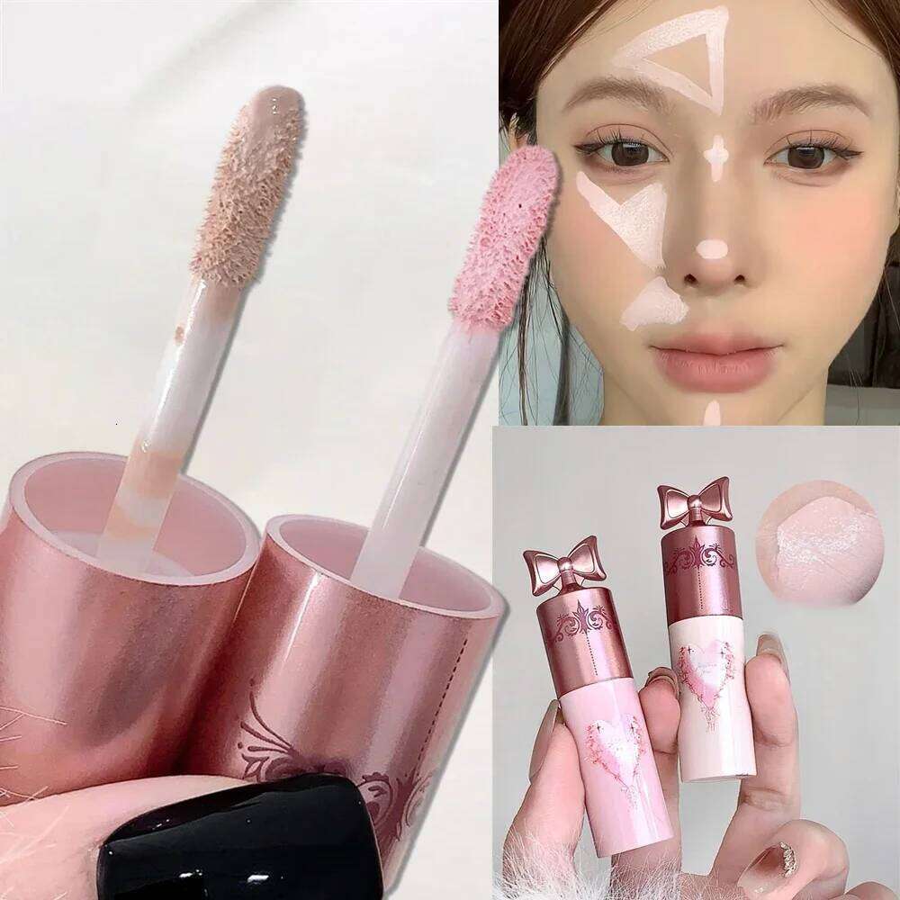 Fairy Pink Brighten Concealer Stick Face Repair Liquid Highgloss Matte Natural Lasting Cover Acne Spot Dark Circle Makeup X250728