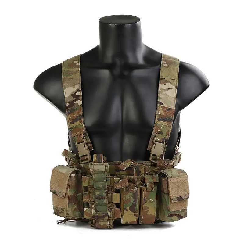 Emersongear Tactical Chest Rig D3CR Rapid Assault Armor 5.56 Walkie Pouch Airsoft Hunting Carrier Vest Combat Vest Z250728