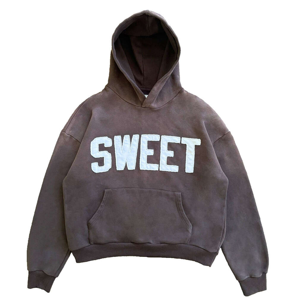 Fashion Letter Hip-Hop Printed Unisex Trendy Loose Casual Sports European Size Hoodie