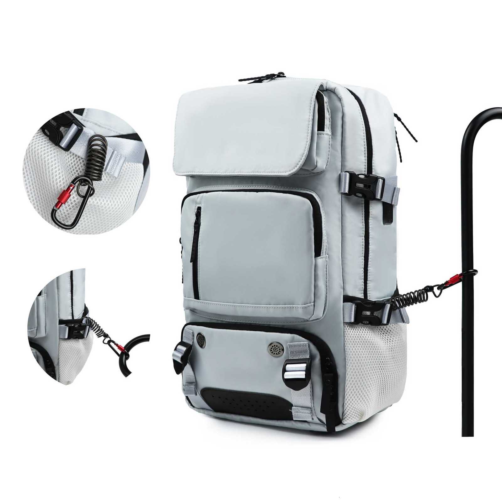 XOKY Large Travel Backpack Boardable Backpack USB Charging Waterproof Outdoor Travel Backpack independent shoe compartment 8102 S250728