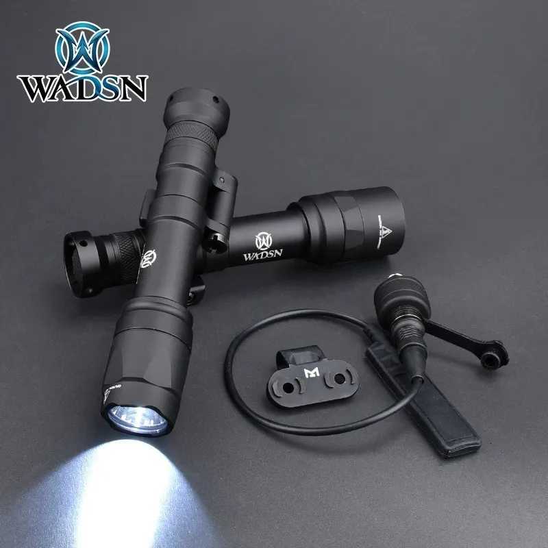 Vadsn Metal M640 Tactical Flashlight CNC M640B M640C M640U M640W Outdoor Airsoft Hunting Scout Light M640W Strobe Spotlight XJ250728