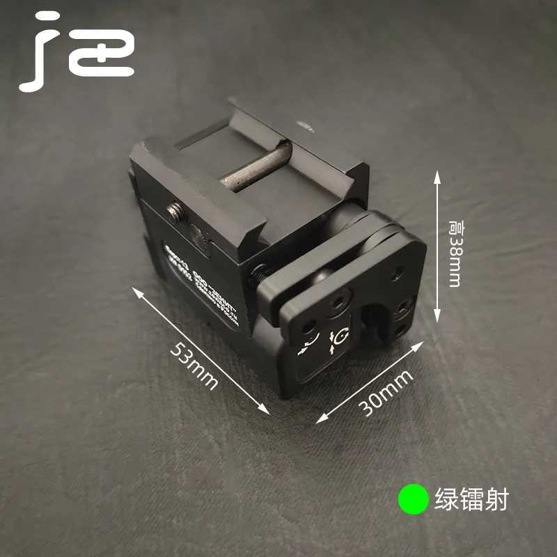 Sotac Zenitco Metal PERST-1 Green Laser Dot Sight Airsoft Hunting Weapon Scout Light LED Gloc Pistol G17 G19 PEQ15 LASER XJ250728