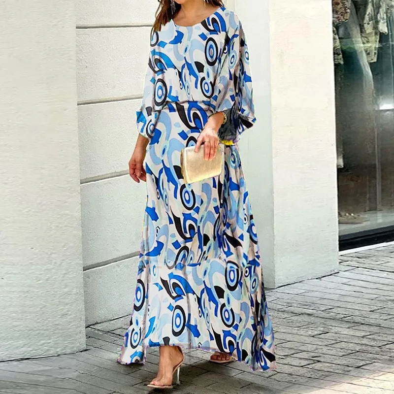 Holiday Printed Shirt And Long Skirt 2-piece Set Half Sleeved Top And Large Pleated Skirt Womens Flared Sleeve Skirt Set Suit 250728