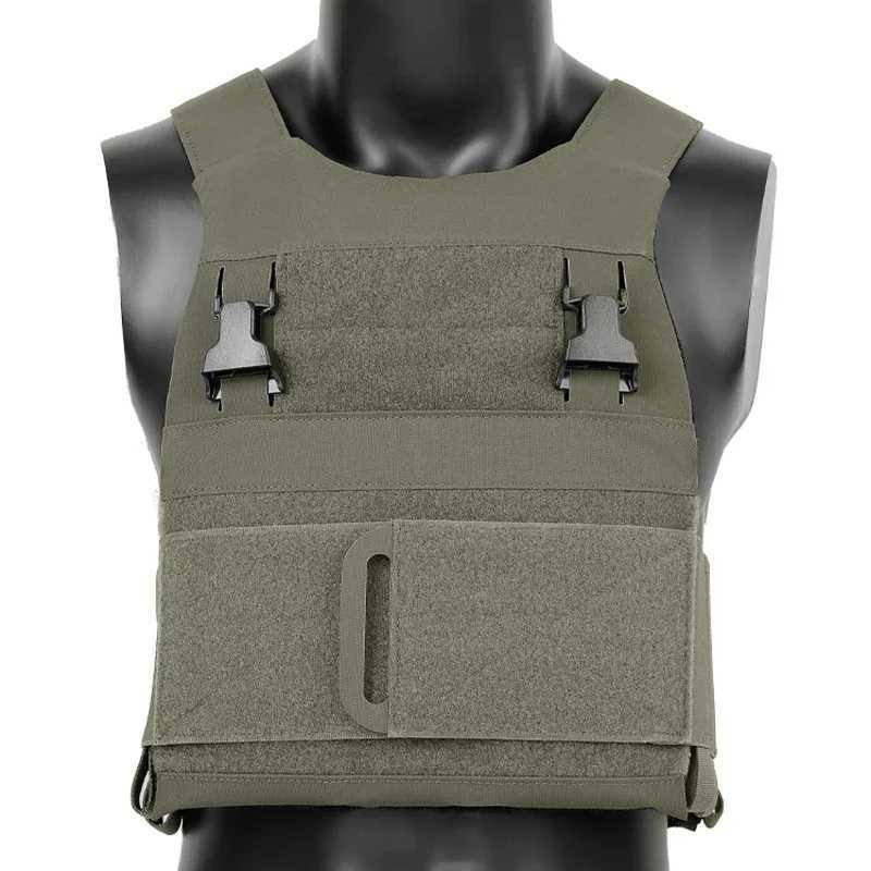 Tactical Low Vis Slick Vest Airsoft Lightweight Plate Carrier FCSK2.0 Vest Gear Quick Release Elastic Cummerbund Vest Z250728