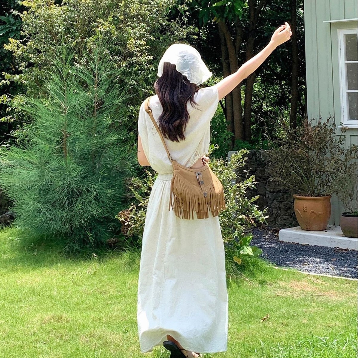 2025 Designer Women's Tassel Bag Retro Multi functional New Single Shoulder Crossbody Bag