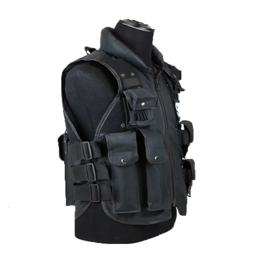 Multi Pockets Tactical Vest Hunting Outdoor Waistcaot Training CS Game Waist Coat Paintball Modular Security Guard SWAT Vests Z250728