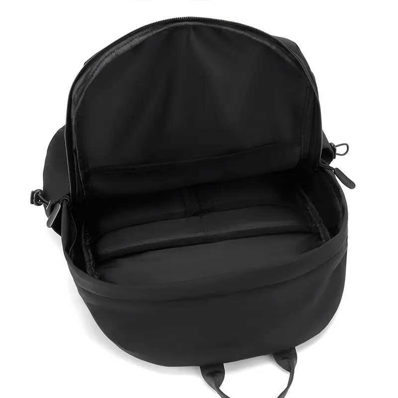 1 14 Inch Large Capacity Leisure Schoolbag Sports Simple Men And Women Universal Computer Backpack With Pendant S250728