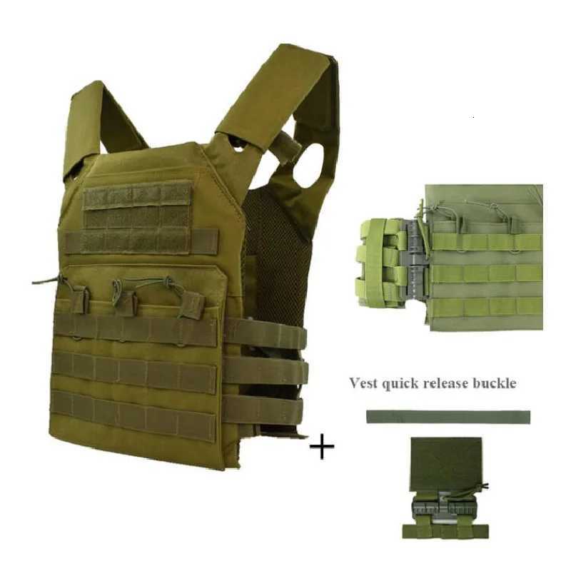 JPC Tactical Vest Plate Carrier MolLE Vest Hunting AccESSories Military Equipment with Quick ReLEase Military Gear 2pcs Z250728