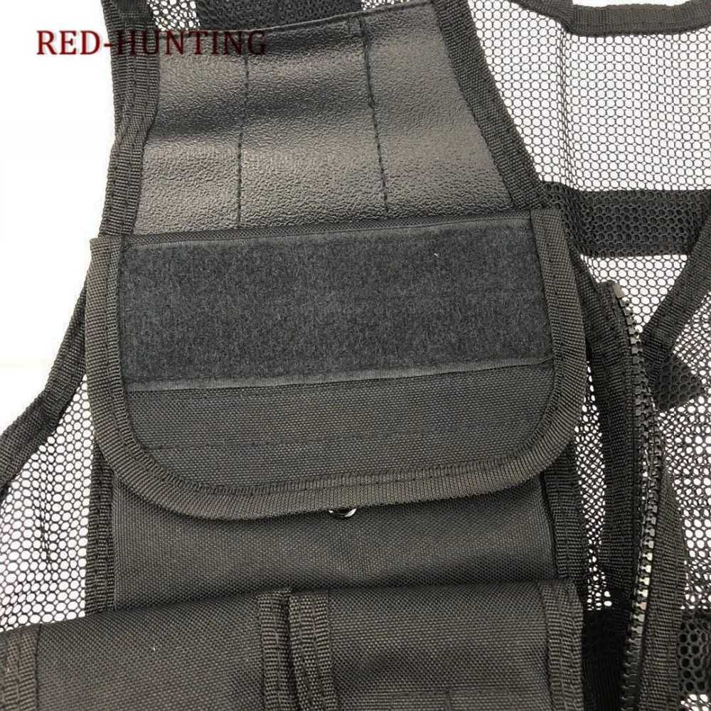 New Army Mesh Vests Tactical CS Combat Vest Mens Hunting Outdoor Black Training Military Vest Z250728