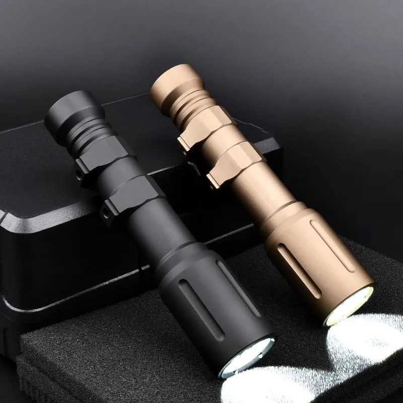 1300 Lumen Tactical LED Powerful Flashlight Metal PLHv2 Scout Weapon Light for Picatinny Rail Hunting Airsoft Dual Switch XJ250728