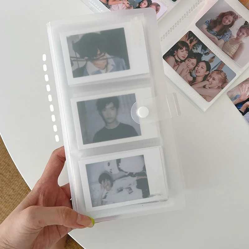 Transparent Photo Album Mini Album Photo Card Train Ticket Card Collection Book Jewelry Card Album Photocards Holder Z250729