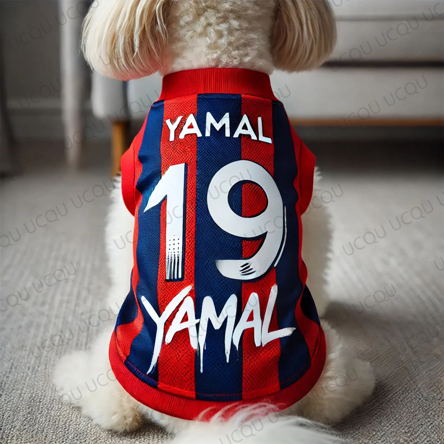 19 Pet Football Clothes Red Blue Dog Shirt Summer Breathable Soccer Style for Small Dogs Jersey 250729