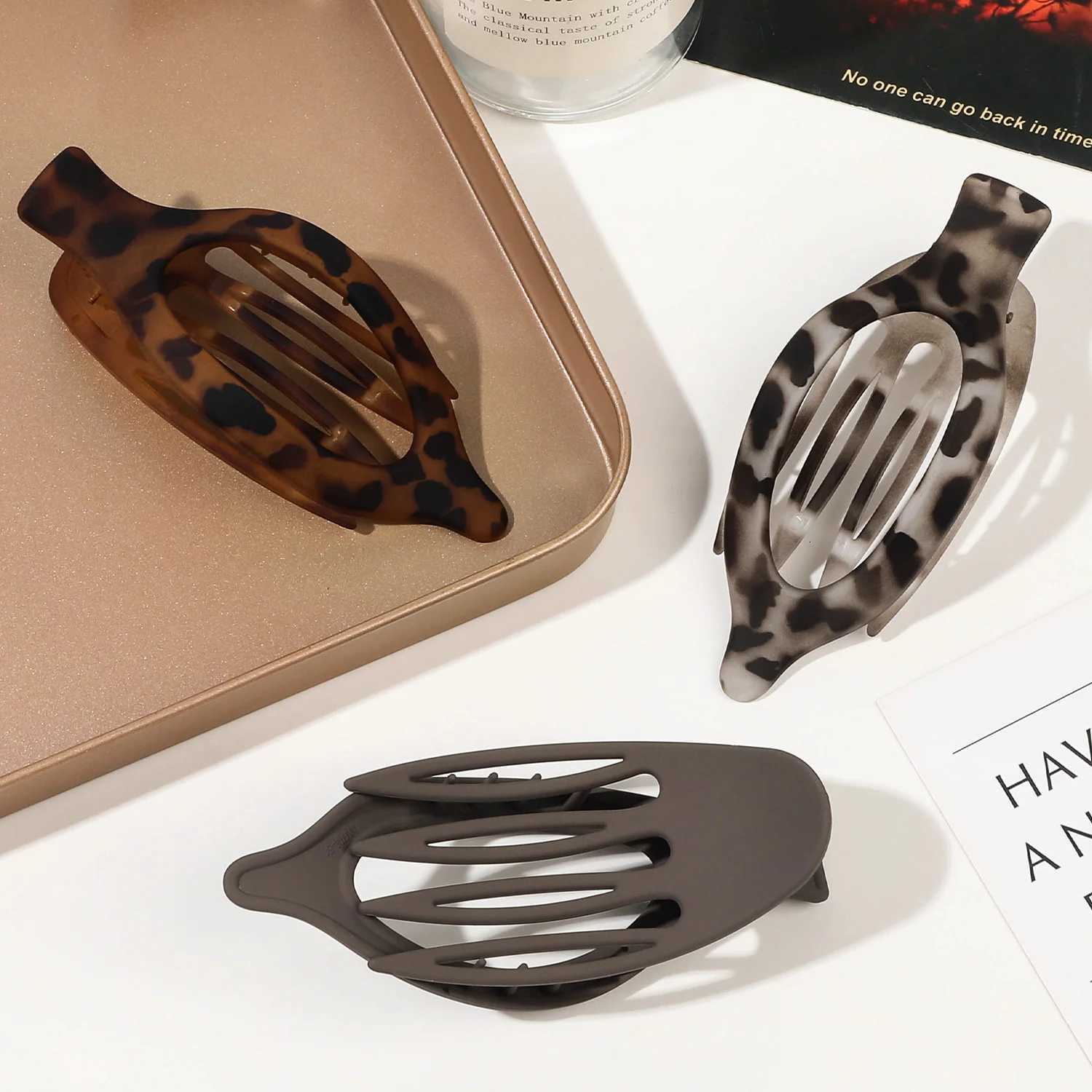 Matte Hair Claw Clip Barrette Duckbill for Women Fashion Crab Acrylic Hairpin Ponytail Hairgrip Girls Hair Accessories Headwear Z250729