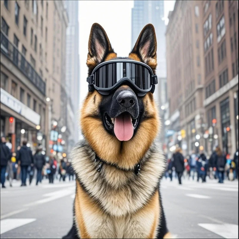 Professional UVproof sunglasses for dogs a musthave pet outdoor travel wind and dust goggles in colorful silver 250729