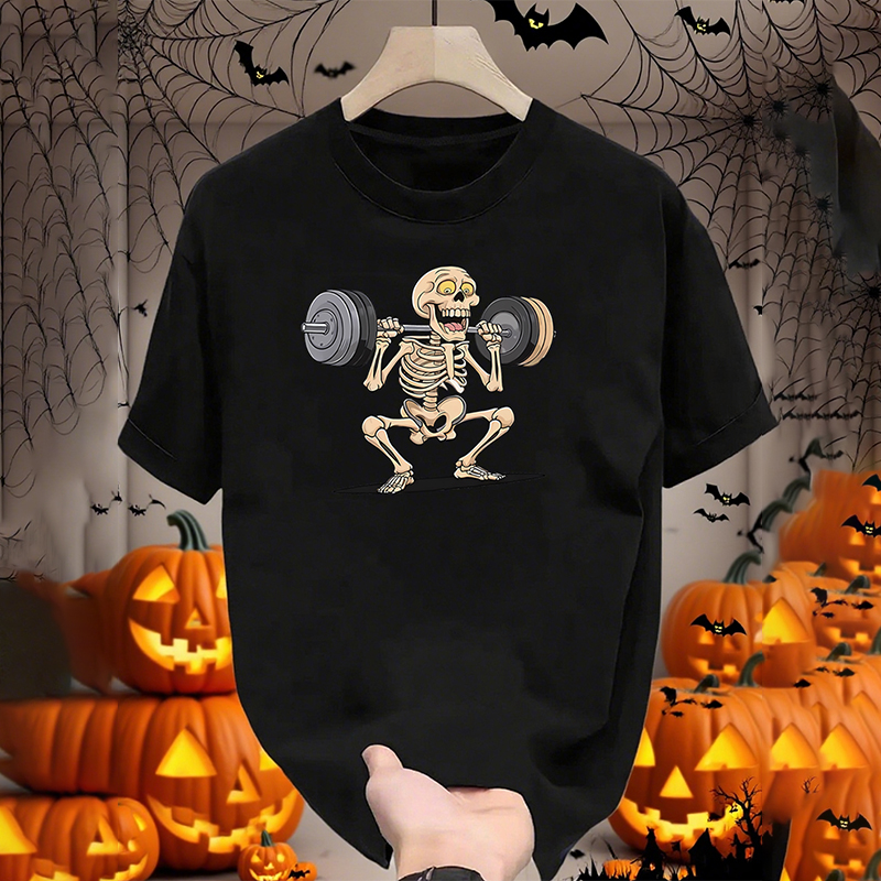 Fashionable Mens Graphic Print Tee with Comfort Fit Shorts Sleeves(Suitable for young men and women)