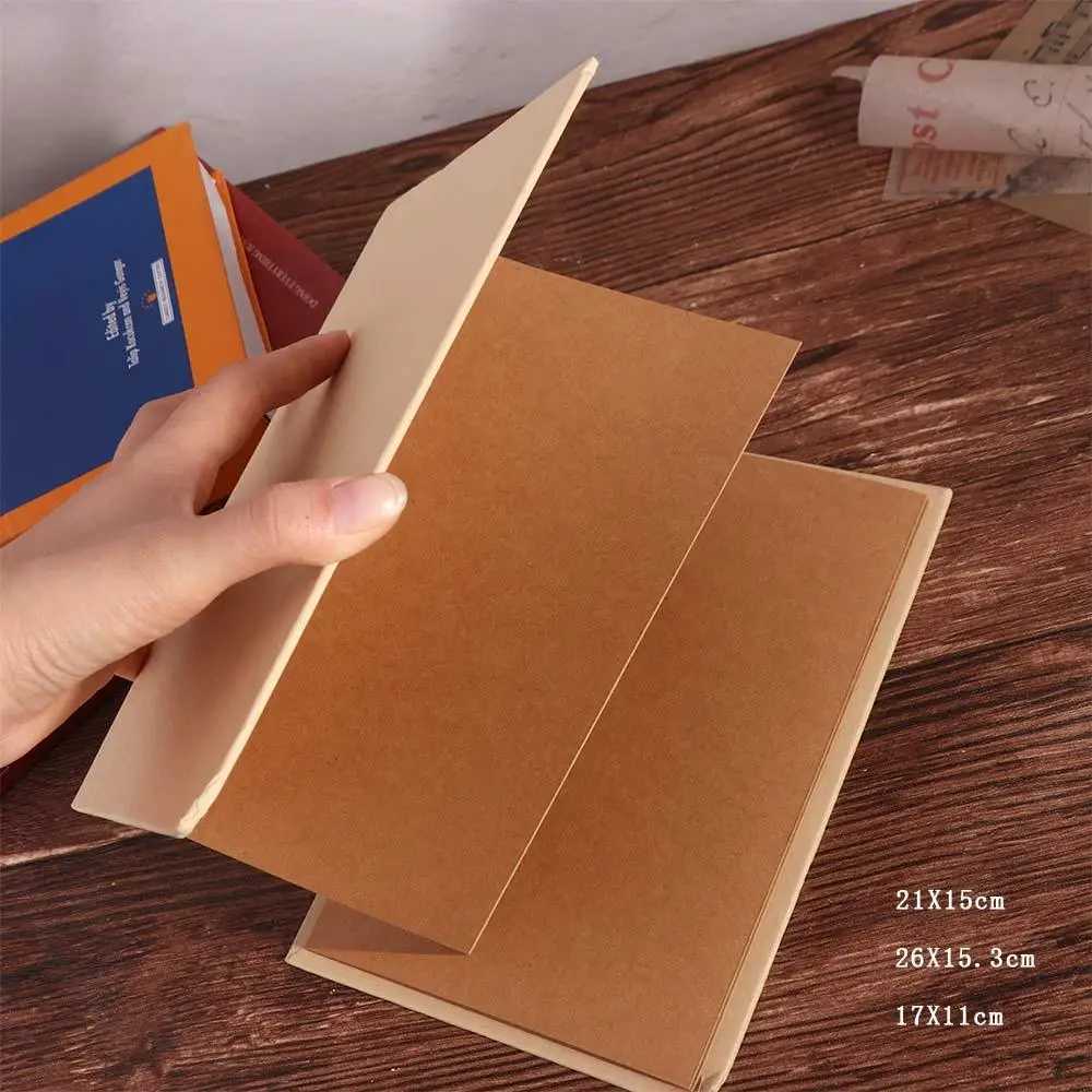10 Page DIY Surprise Gift Couple Folding Accordion Photo Album Gift Photocard Handcrafts Surprised Photo Book Kraft Paper Z250729