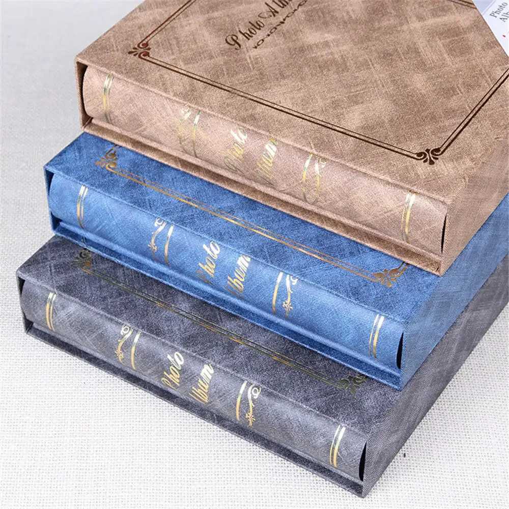 4D 200 Pages 6 Inch Photo Album PhotoCard Holder 6 Inch Boxed Wedding Album Family Record Good Time Into The Album for Kids Z250729