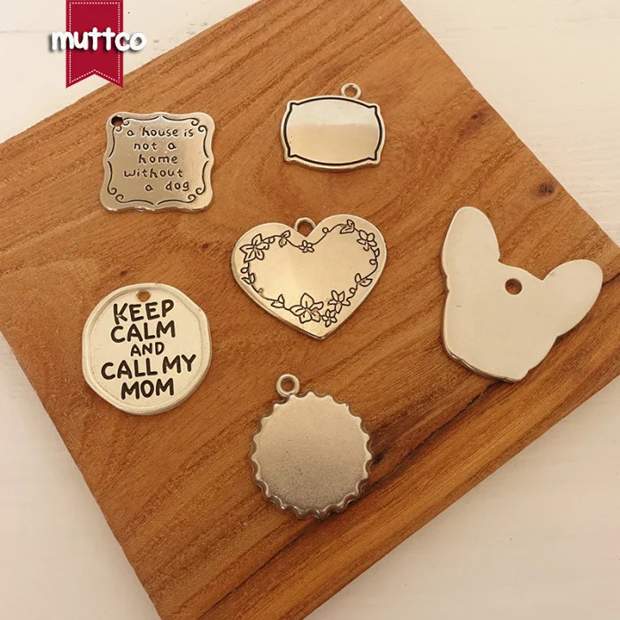 wholesale functional kirsite metal self-n DIY for dog and cat dog id tag Blank Dog Tag and Engrave Dog ID Tag 250729