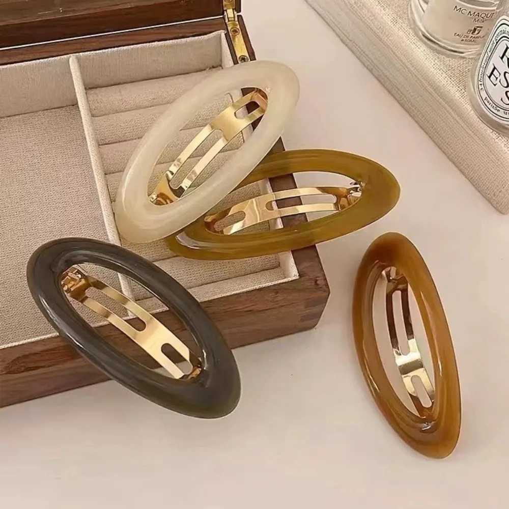 Korean Big Spring Hair Claw Clips Women Metal Jelly Ponytail Holder Hairpin Barrettes Fashion Girls Hair Accessories Hairgrip Z250729