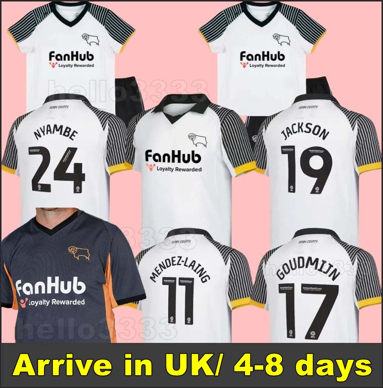 Derby 25 26 County soccer jerseys FORSYTH MENDEZ-LAING GOUDMIJN JACKSON NYAMBE ADAMS home away 2025 2026 jersey football shirts 999
