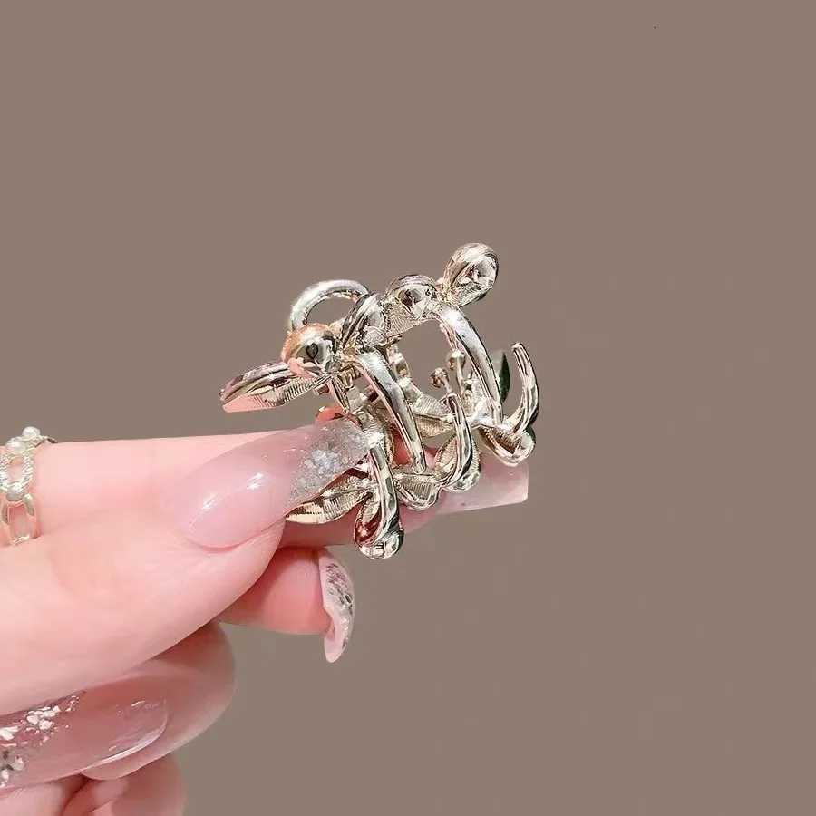 Exquisite Colorful Crystal Butterfly Small Hair Claw Forehead Bangs Hair Slide Mini Side Clip Womens Fashion Hair Accessories Z250729