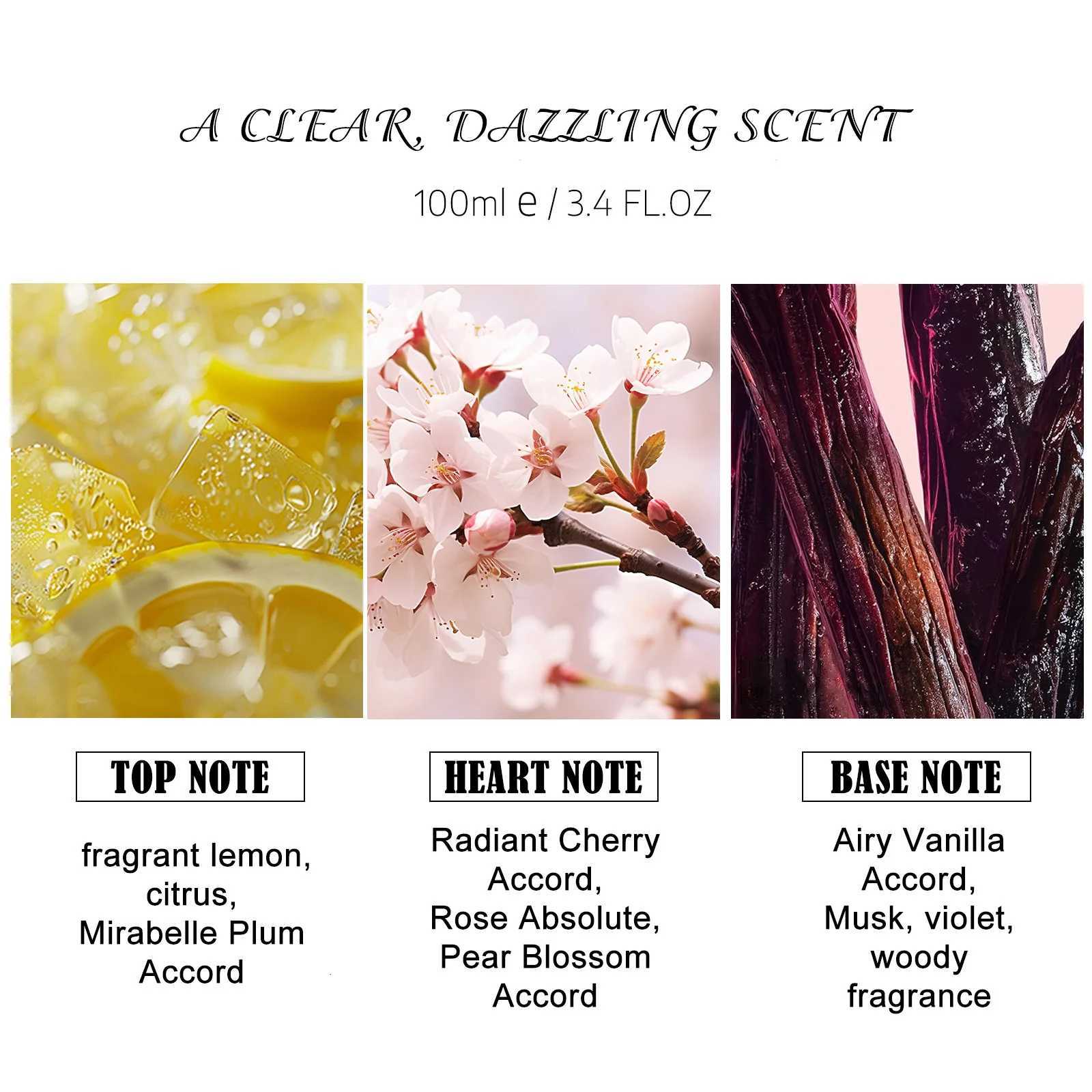 100ml/3.4 oz WK JALY Dazzling Secret Eau De Toilette Spray With Notes of Vanilla Musk Violet Woody Long Lasting Fragrance Z250809