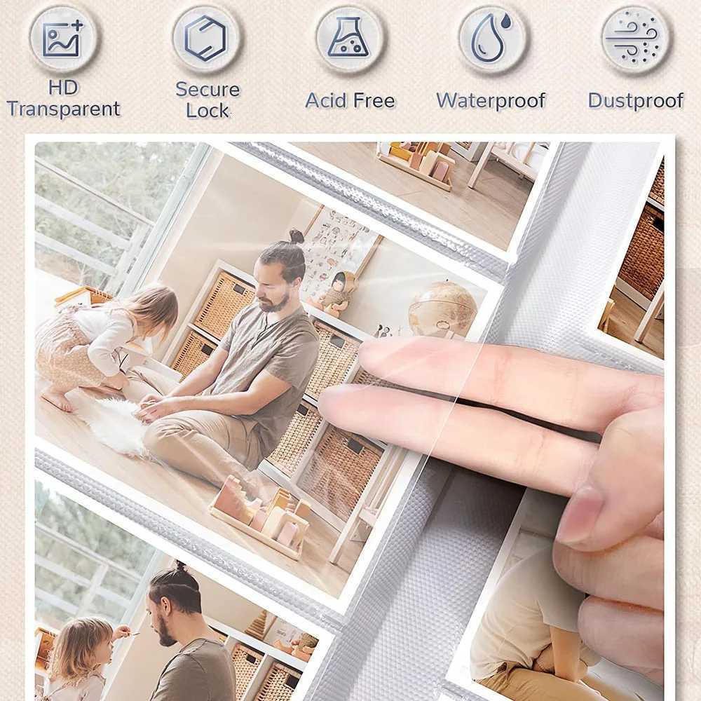 300 Pocket Linen Photo Album for 4x6 Photos Books Slip-in Picture Albums Wedding Baby Family Anniversary Photo Storage Z250729