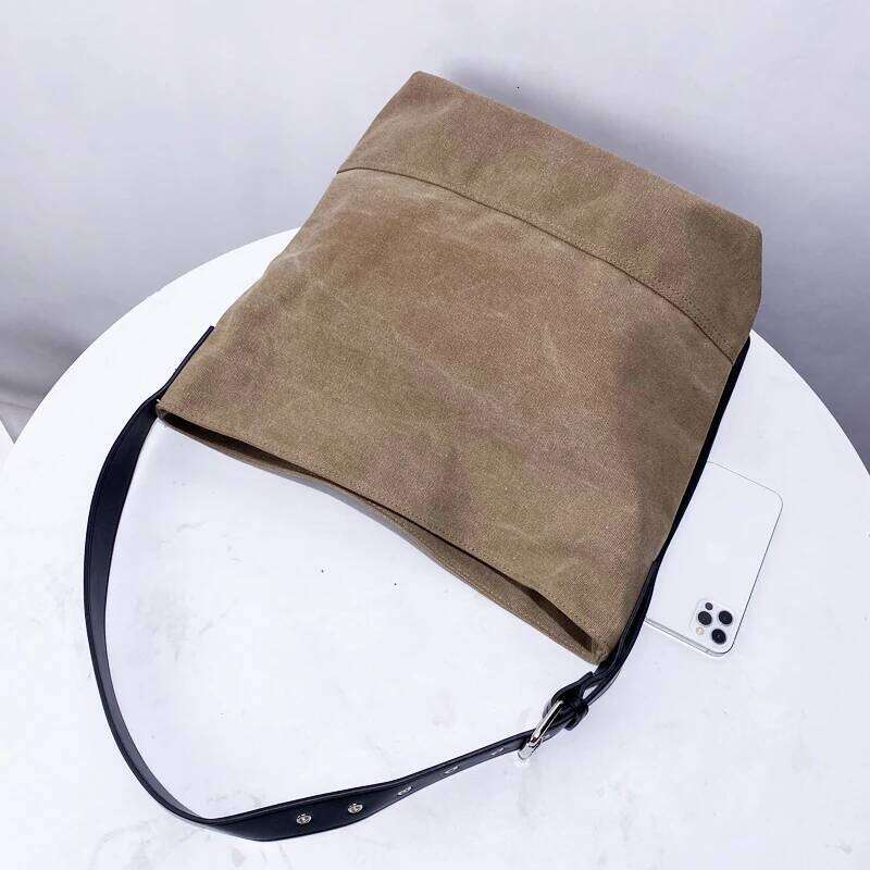 Women's Bags Designer Women's Bags Designer Koean Casual Canvas Tote Bags Fo Women Designe Handbags Puses New In Lage Capacity Wide Stap Und