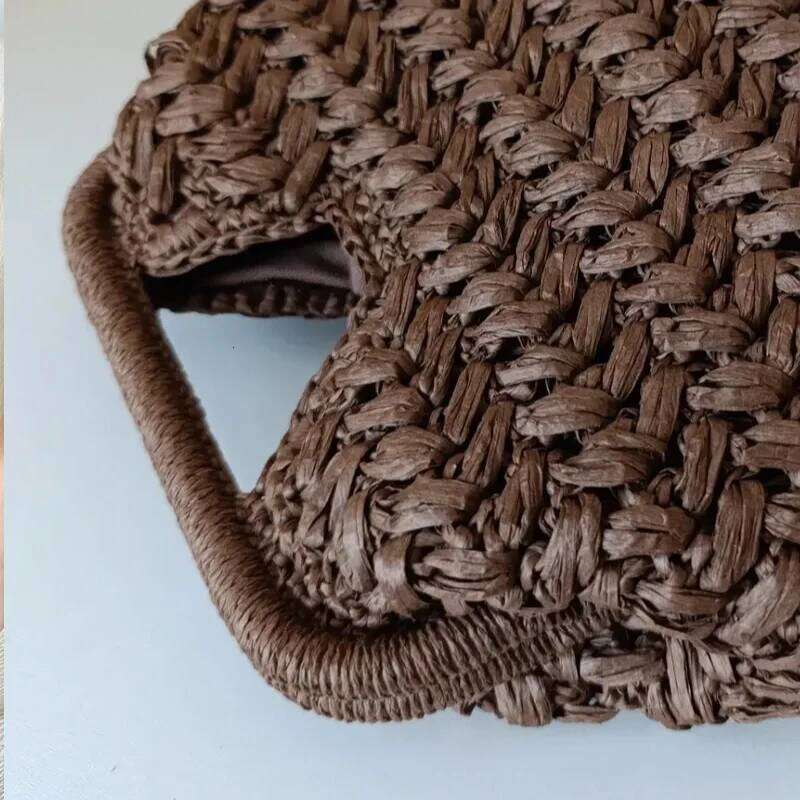 Women's Bags Designer Women's Bags Designer Clip Evening Clutch Bags For Women Designer Handbags And Purses New In Straw Woven Hollow Top Ha