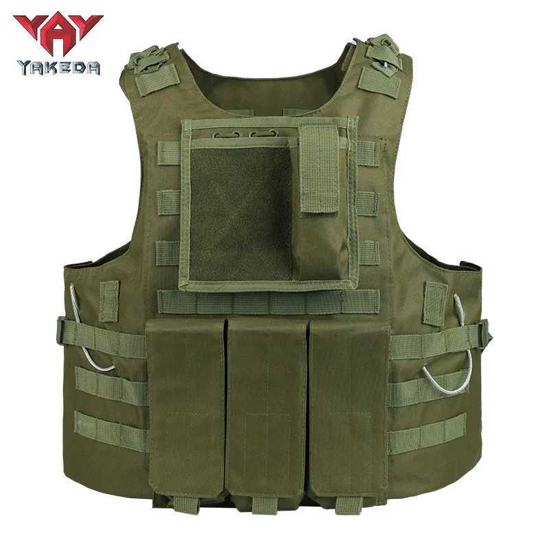 YAKEDA Tactical Vest Multifunctional Outdoor Tactical Amphibious Vest Tactical Vest CS Camouflage Equipment For Training Vest Z250728
