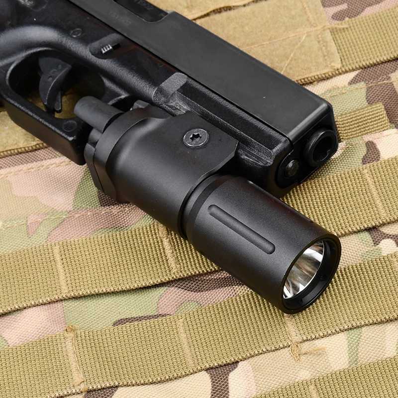 350-PLHv2 Tactical Flashlight 1000 Lumens High Power White Light Outdoor Hunting Weapon Pistol Scout Light for 20mm Rail R250728