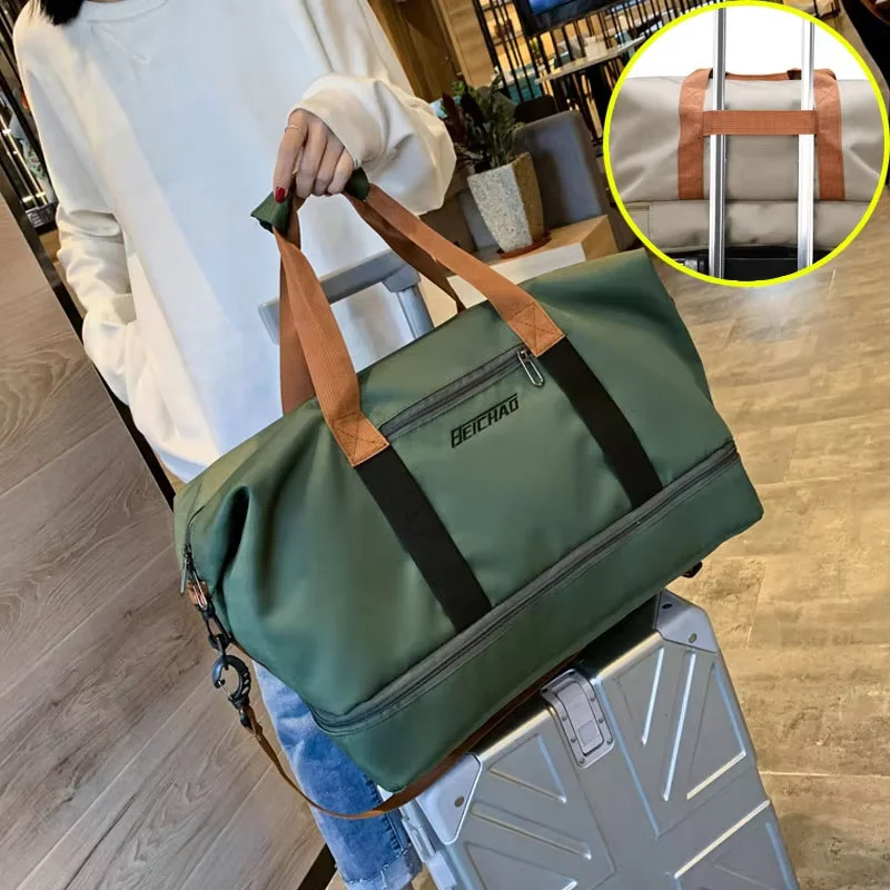 Fitness bag Short distance luggage portable travel bag Shoulder chest bag Handbag Waterproof carry-on weekend bag 250729