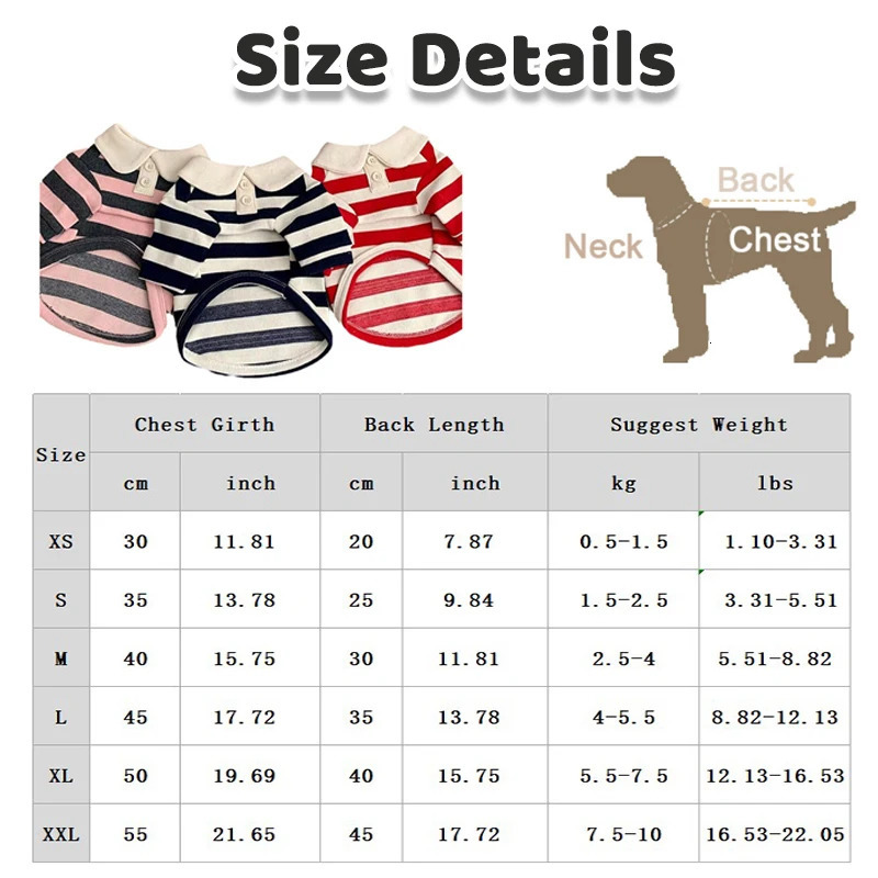 Summer Pet Shirts Fashion Simple Striped Vest Dogs Polo for Chihuahua Yorkshire Gentle Casual Cat Clothes 250729