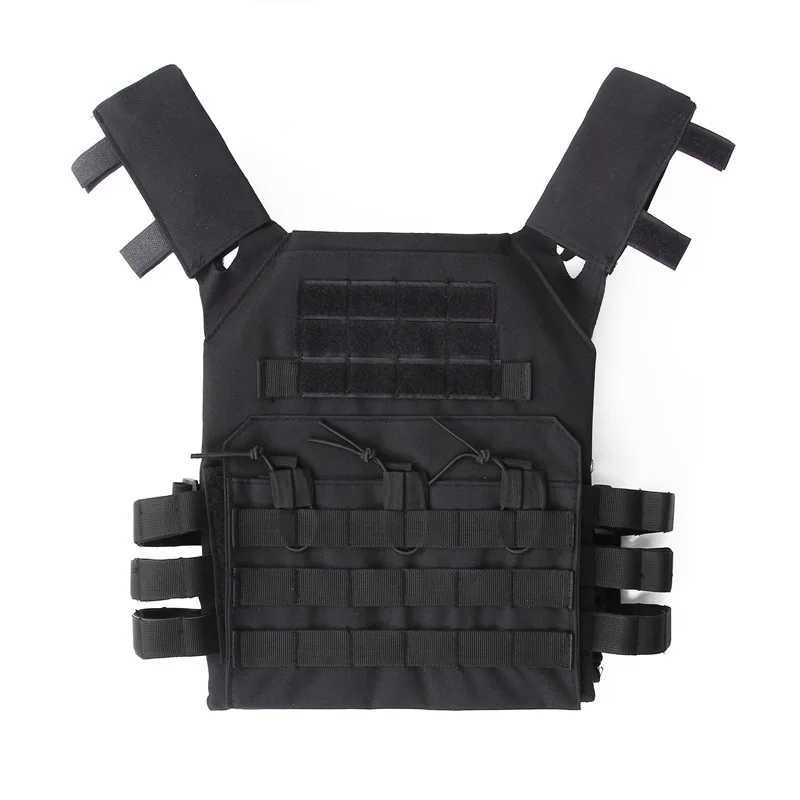 Tactical Training Vest Adjustable Durable Modular Outdoor Hunting Fishing Vest Cs War Game Equipment Plate Carrier Chest Rig Z250728