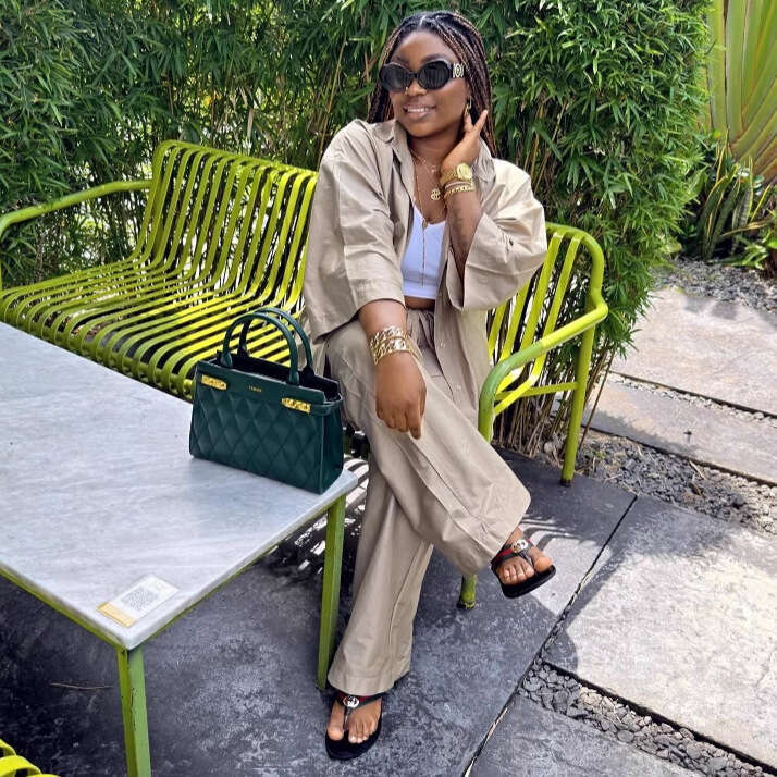 Fashion Plus Size Women's Solid Color Casual Cardigan Shirt Tie Long Pants New Two-Piece Summer Set B5