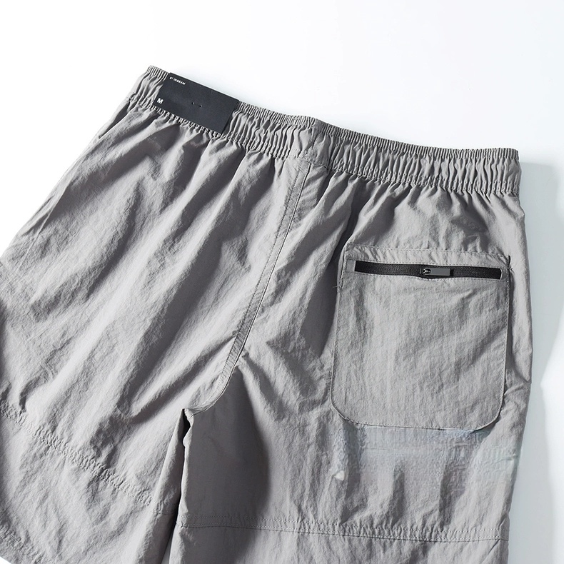 Men's Nylon Spandex Breathable Moisture-Wicking Athletic Shorts