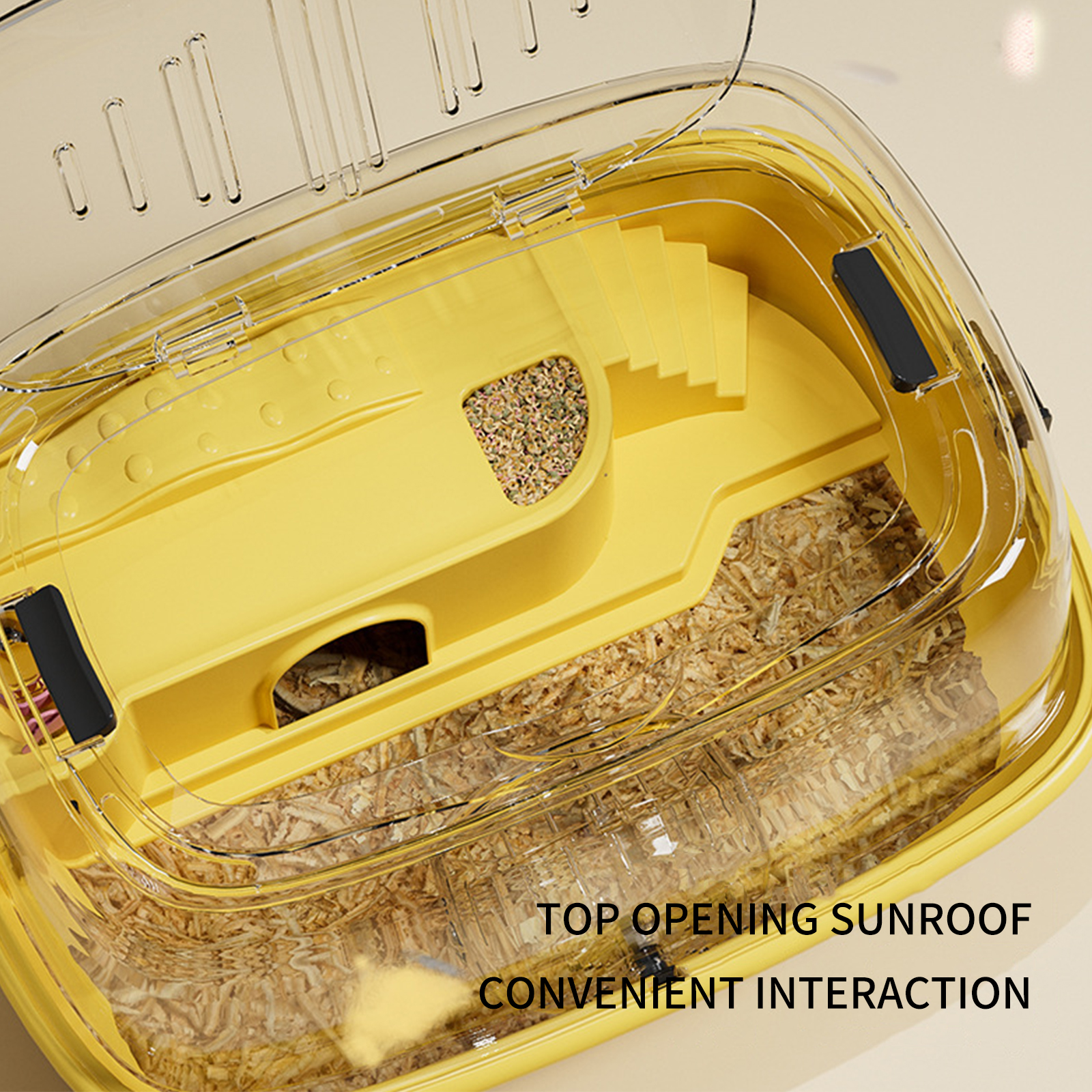 Hamster Cage Golden Bear Cage Large Space Acrylic Hamster Avoidance House Hamster Special Cage Pet Supplies