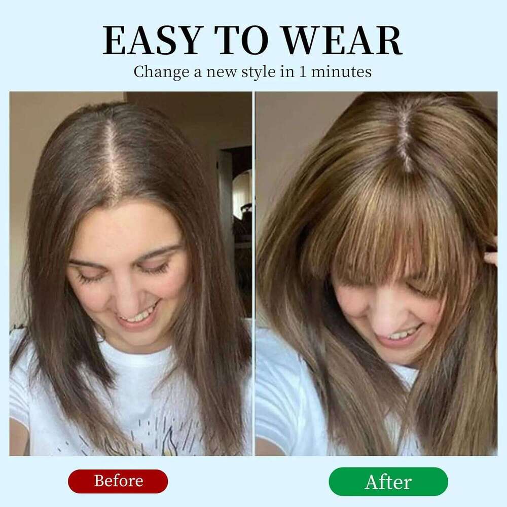 12in Real Human Pieces Brown Blonde Highlight 10*12cm Silk Base Toppers for Women With Thinning Hair