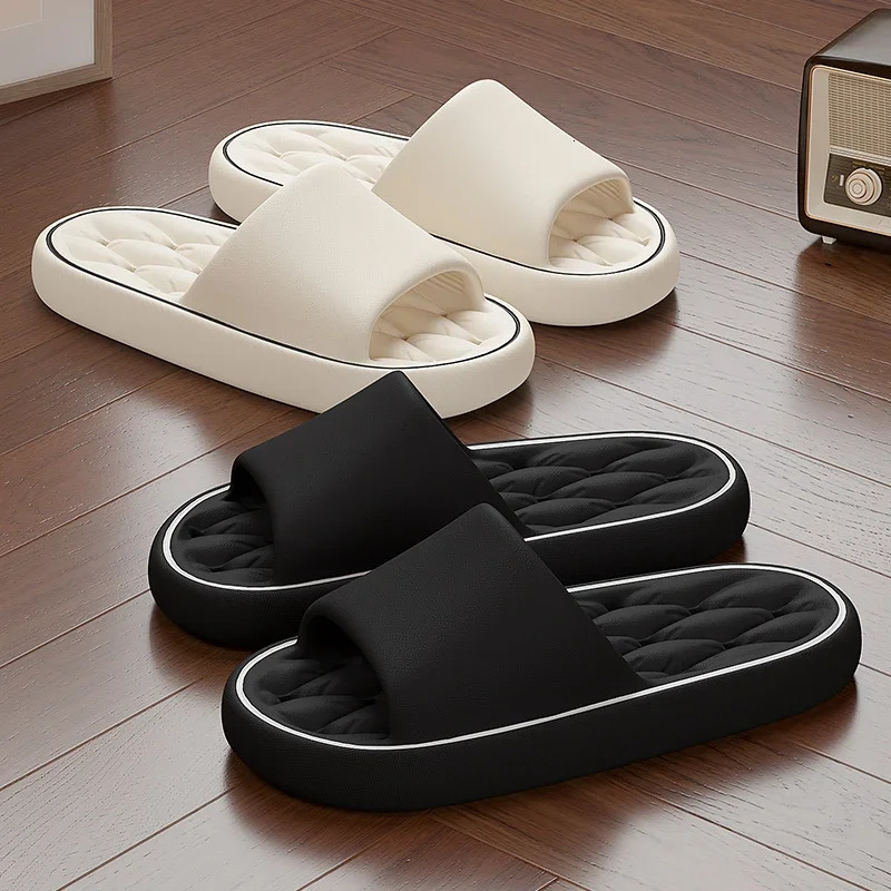 Men Bathroom House Slippers Leaking Quick-Drying Shower Slipper Light Weight Waterleaky Beach Flip Flops Women Swimming Slides 250725