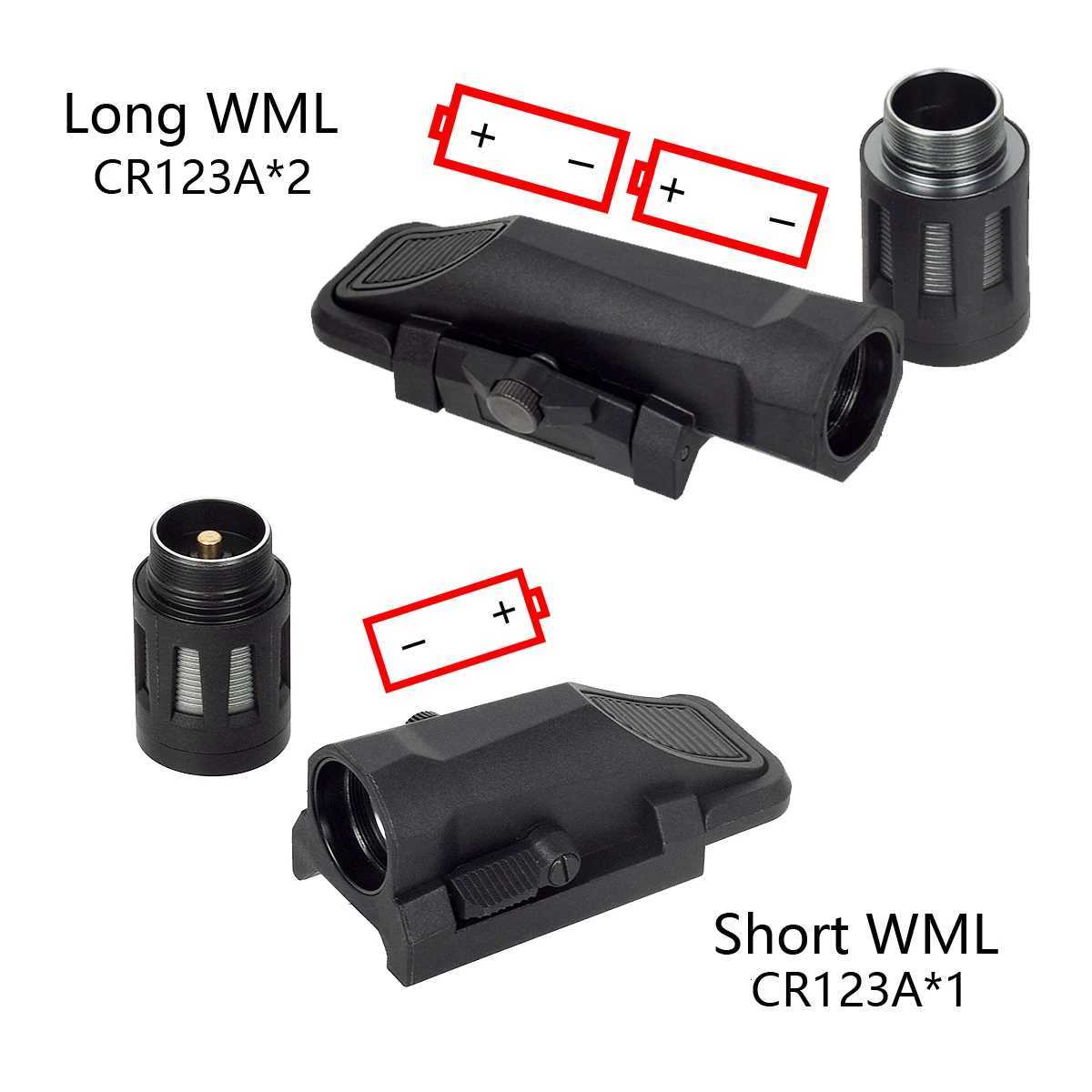Tactical INFORCE WML APL Nylon Rifle Pistol Gun Strobe LED Light Fits 20mm Rail Airsoft Weapon Hunting Flashlight R250728