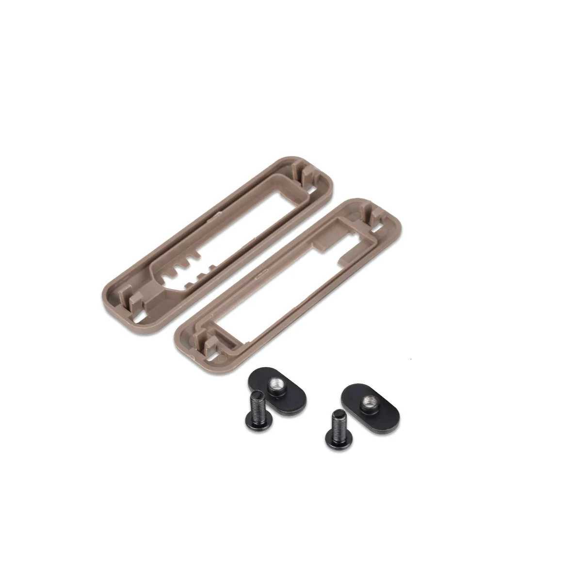 8PCS/SET MOE Rail Tape Switch Mounting Plate Hunting Scout Light Airsoft Accessories For PEQ And SwitchXJ250728