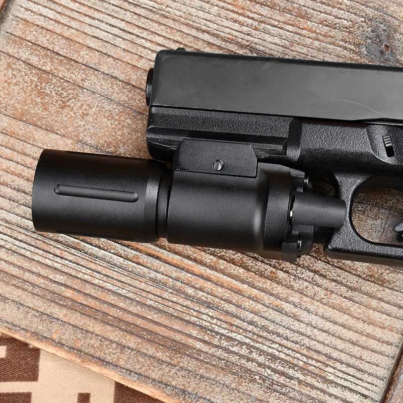 350 PLH-V2 Pistol Light High Power 1000 Lumens Output Tactical Hunting Scout Light WADSN Flashlight For 20mm Rail System 18650XJ250728