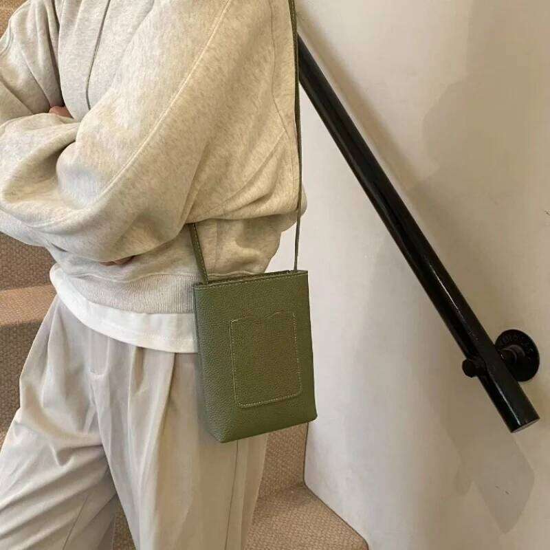 Women's Bags Designer Women's Bags Designer New Designer Casual High-Quality Single-Shoulder Lychee Pattern Mobile Phone Fashion Crossbody B